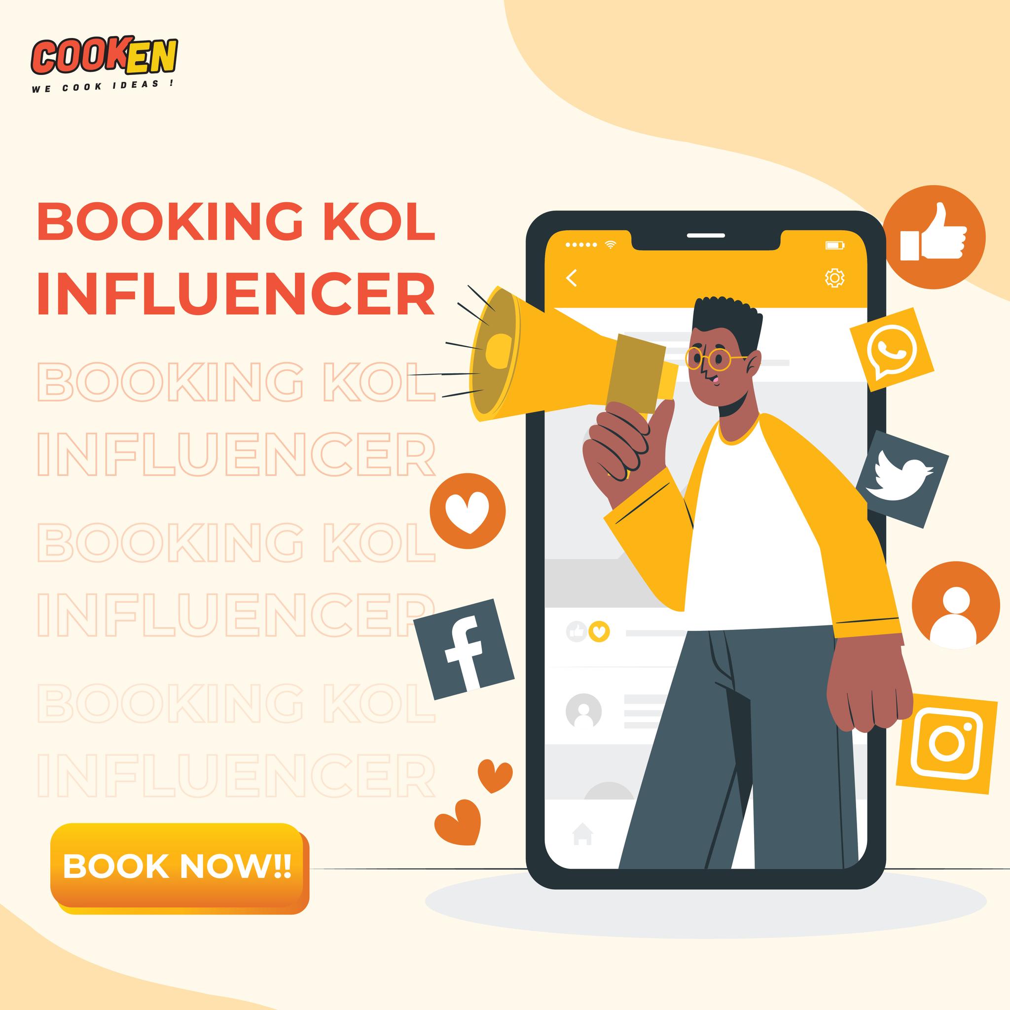 Quyền lợi hấp dẫn khi booking KOL/Influencer cùng Cooken
